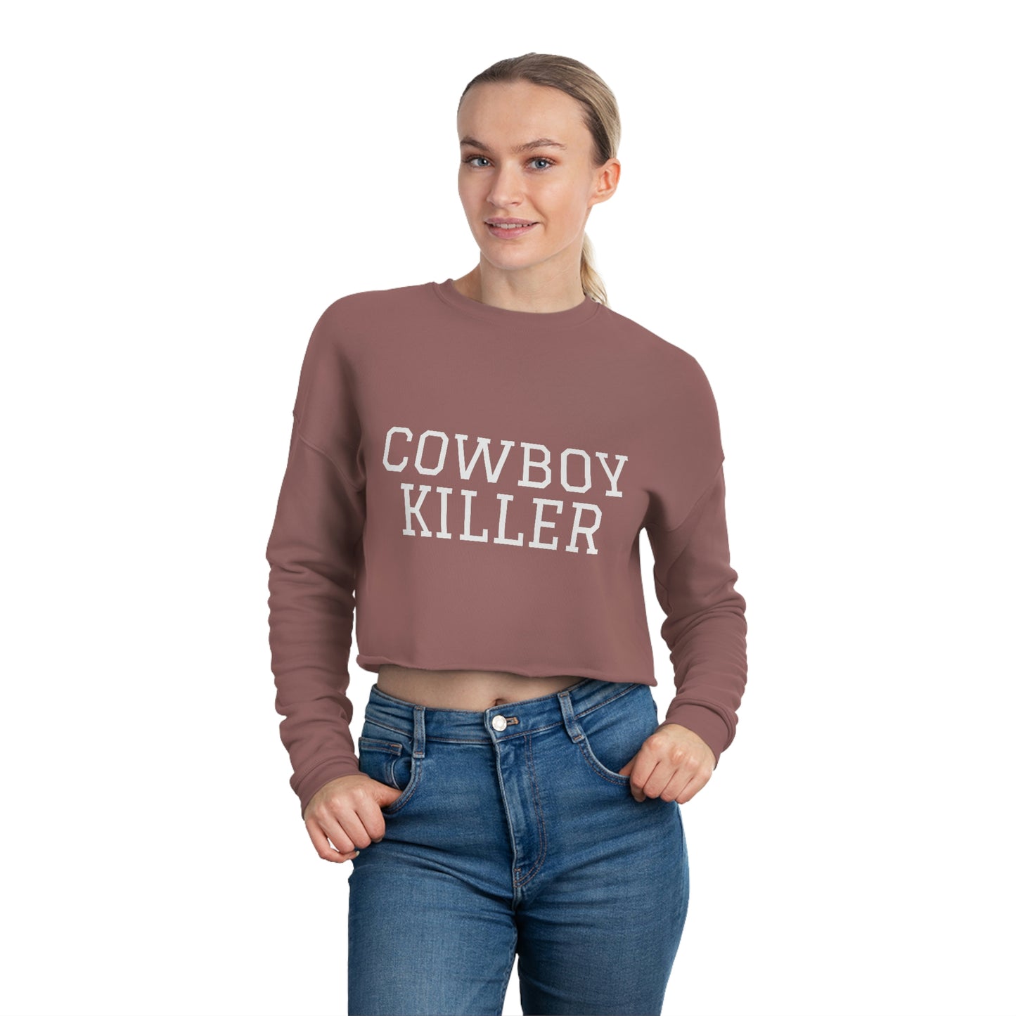 Cowboy Killer Women's Cropped Sweatshirt