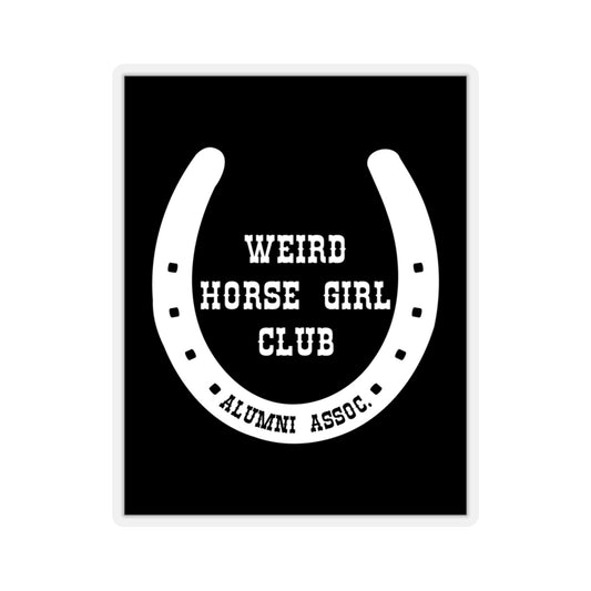 Weird Horse Girl Club Sticker